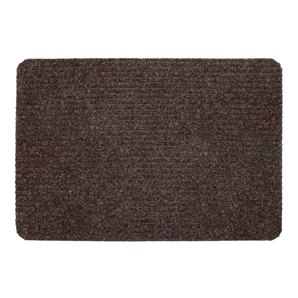 Ribbed Indoor Doormat 50 x 80cm - Dark Brown, view 2