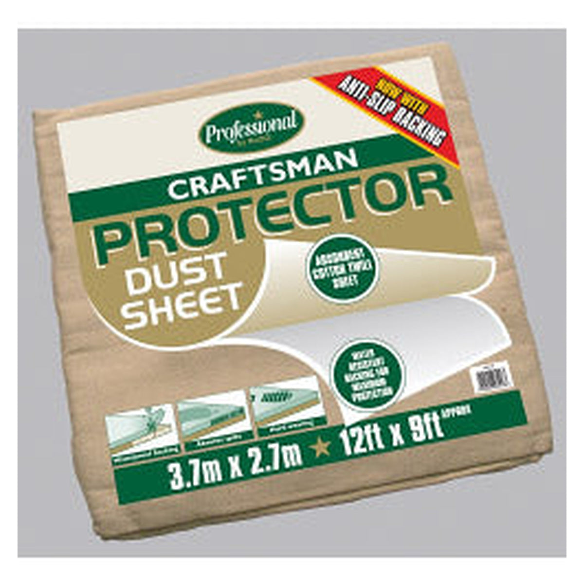 Rodo Craftsman Protector cotton dust sheet 3.6 x 2.7m