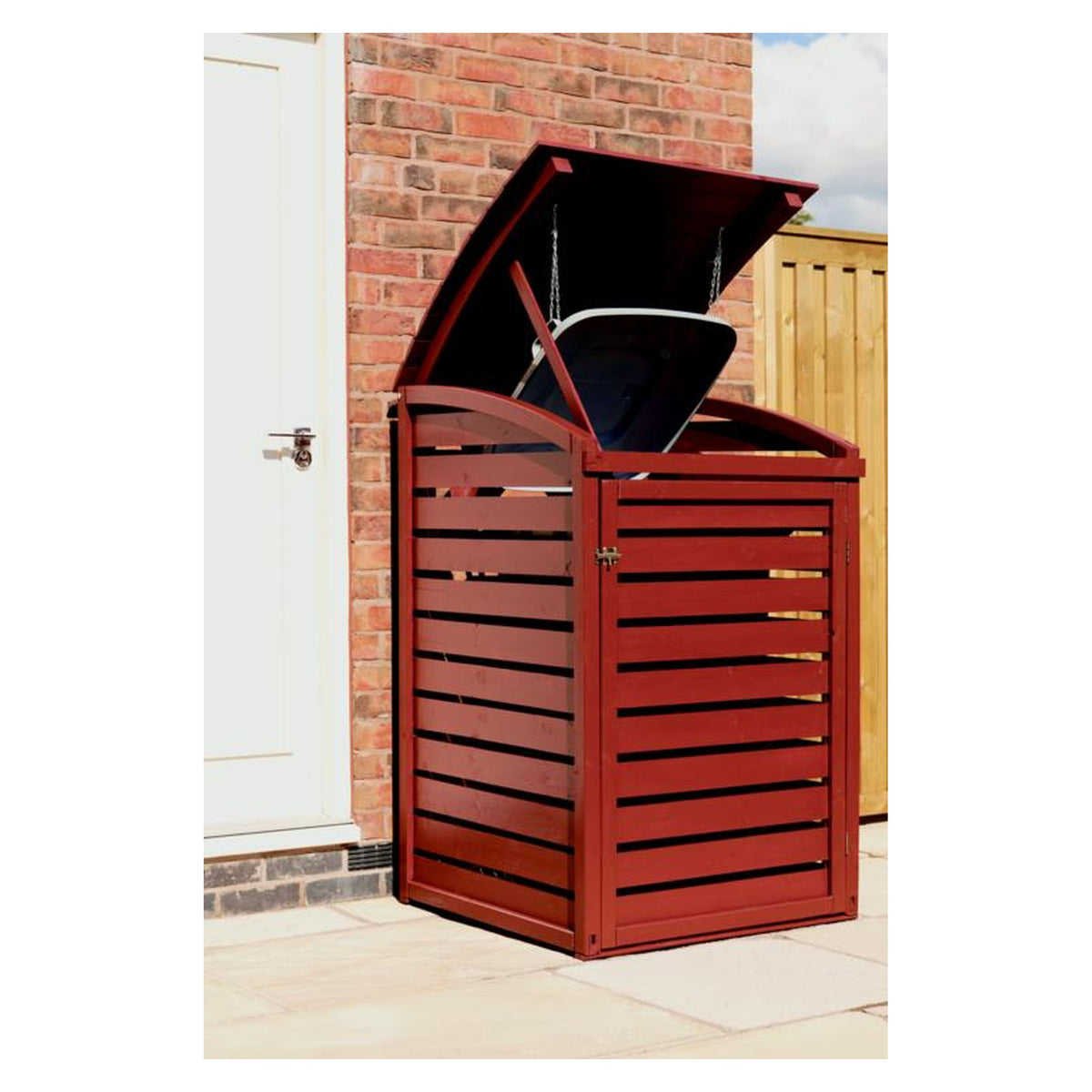 Ronseal 10 Year Woodstain Satin Deep Mahogany 2.5L tin, view 2
