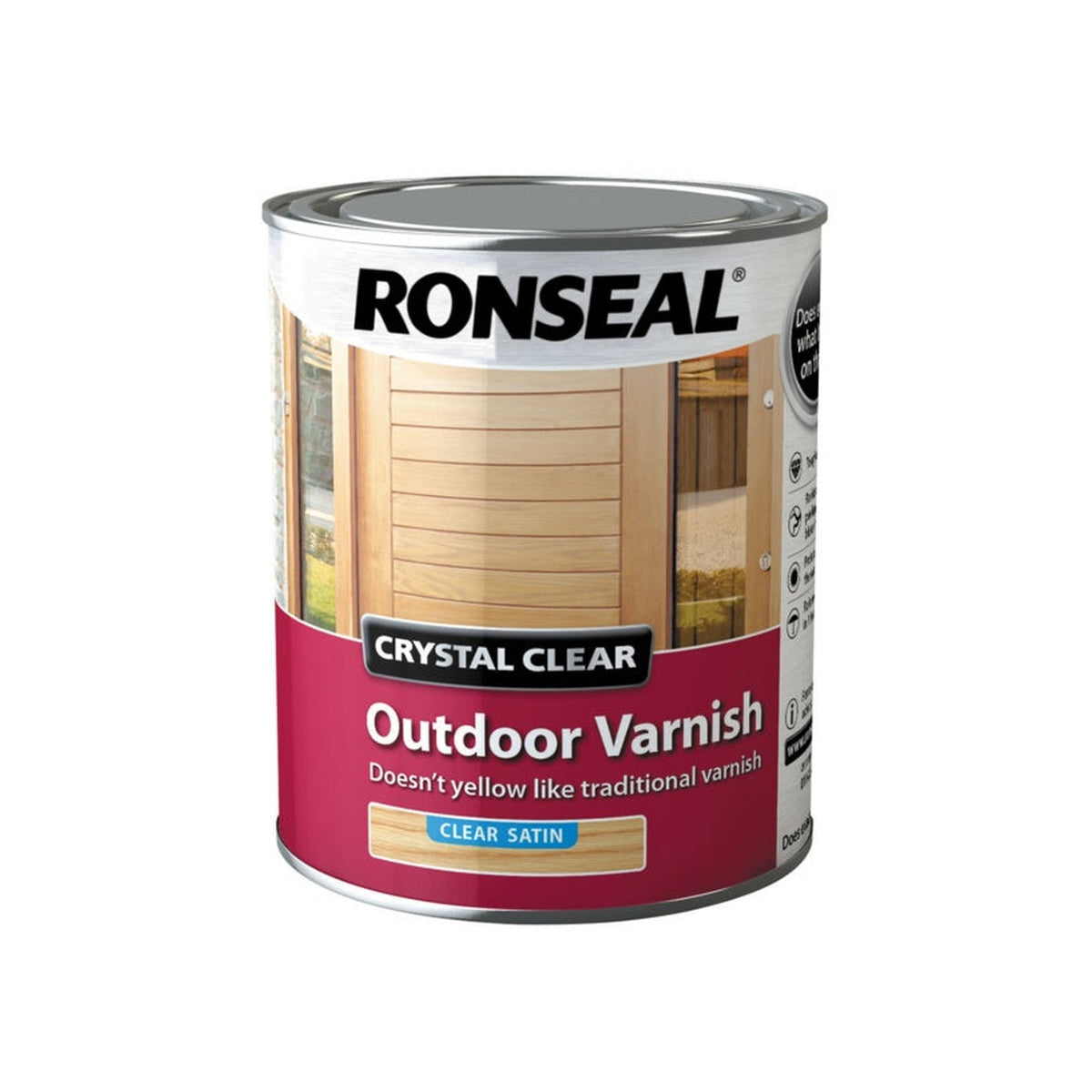 Ronseal Crystal Clear Outdoor Varnish matt 250ml