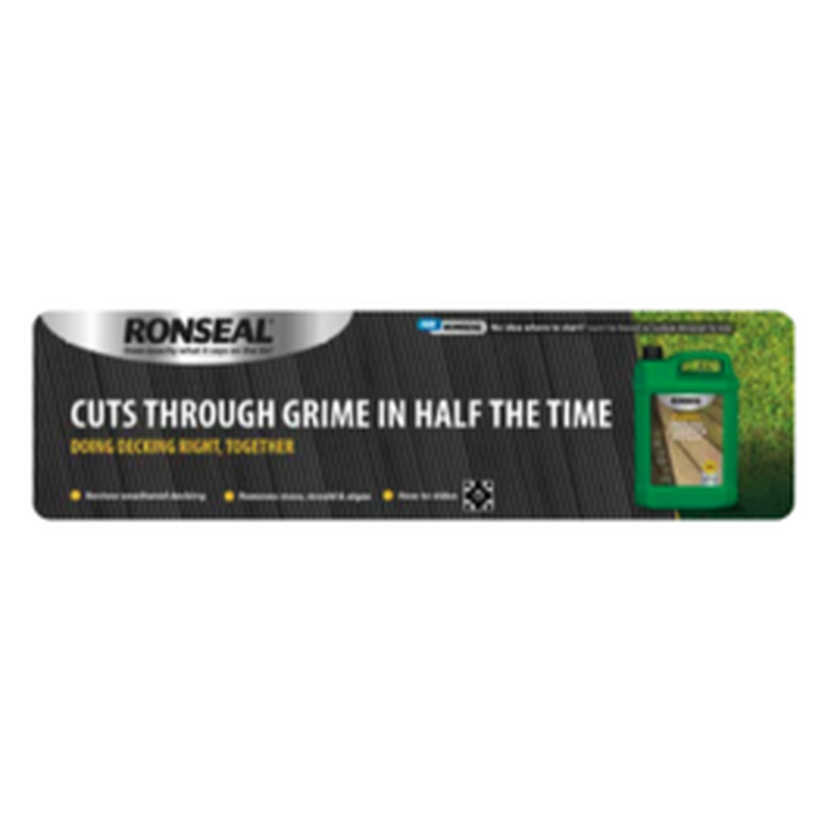 Ronseal Decking Cleaner and Reviver 5L container, view 3