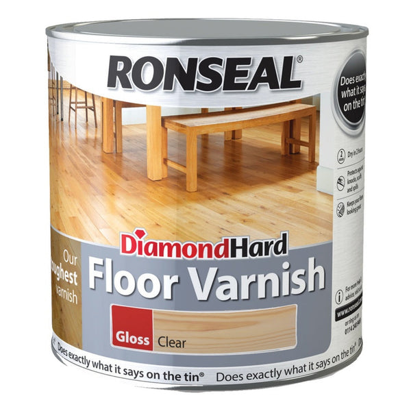 Ronseal Diamond Hard Clear Varnish gloss 2.5L