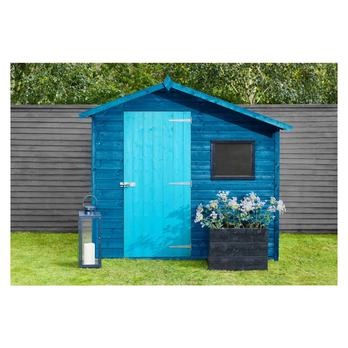 Ronseal Fence Life Plus Midnight Blue 9L tub, view 3