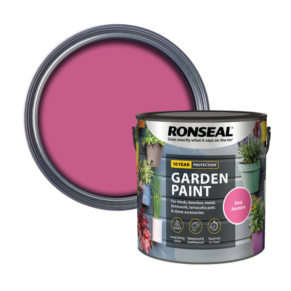 Ronseal Garden Paint 2.5L in Pink Jasmine
