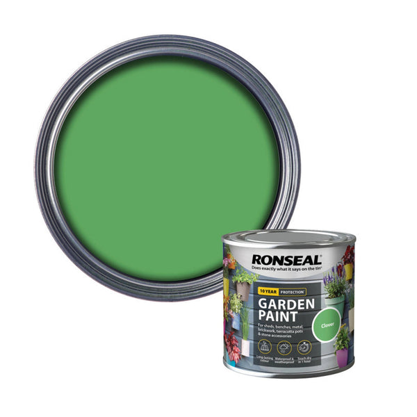 Ronseal Garden Paint 250ml in Clover