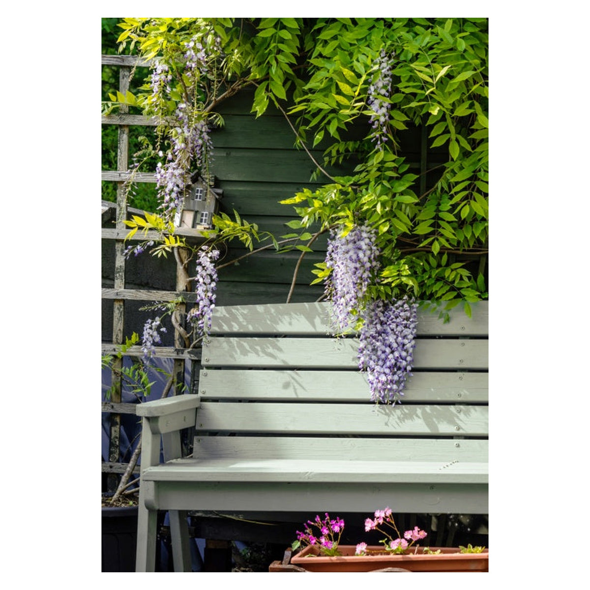 Ronseal Garden Paint 250ml tin in Mountain Mist, view 3