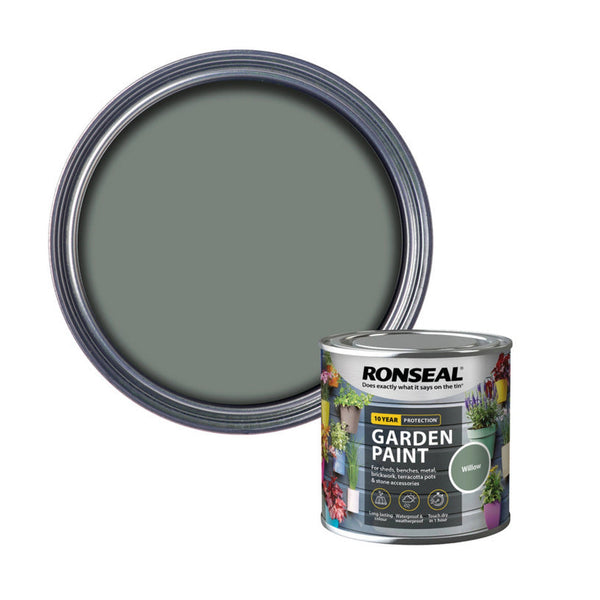 Ronseal Garden Paint 250ml tin in Willow