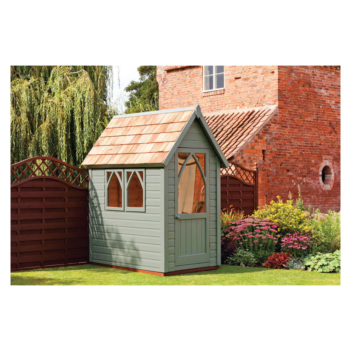 Ronseal Garden Paint 250ml tin in Willow, view 2