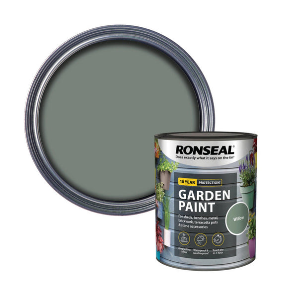 Ronseal Garden Paint 750ml tin in Willow