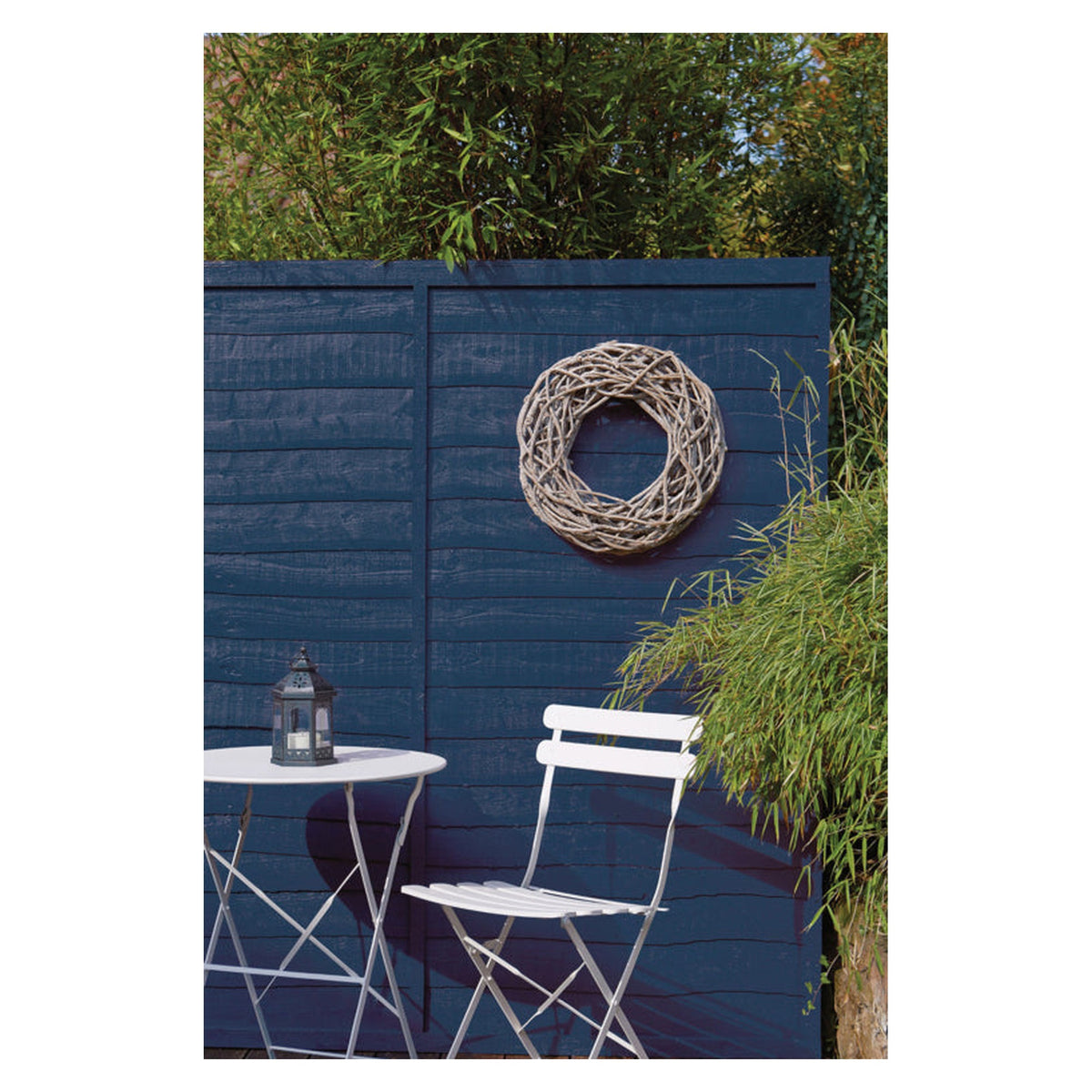 Ronseal Garden Paint Midnight Blue 2.5L tin, view 2
