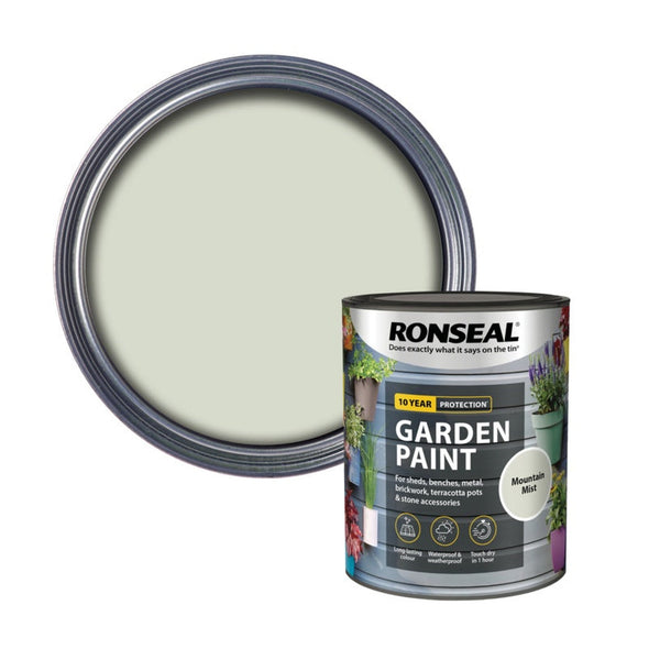 Ronseal Garden Paint Mountain Mist 750ml tin
