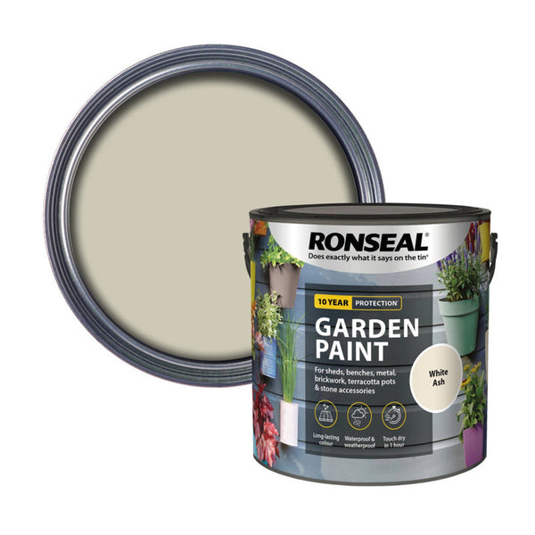 Ronseal Garden Paint White Ash 2.5L
