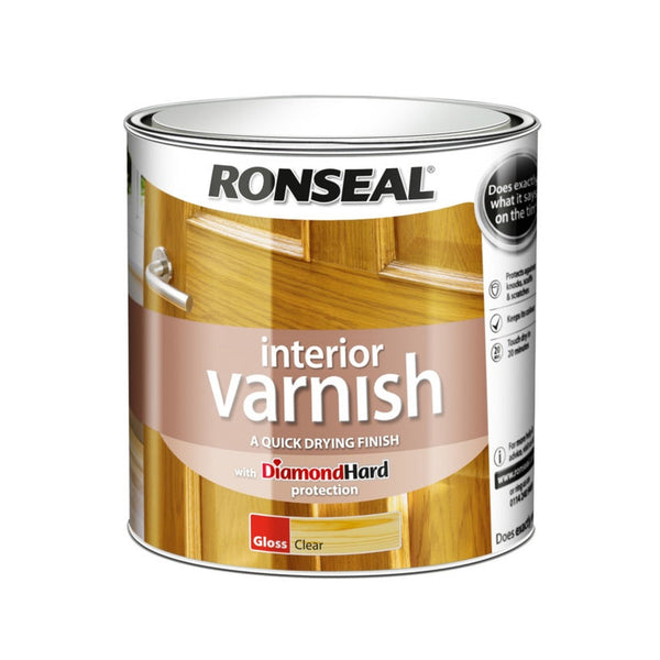 Ronseal interior varnish gloss clear 2.5L