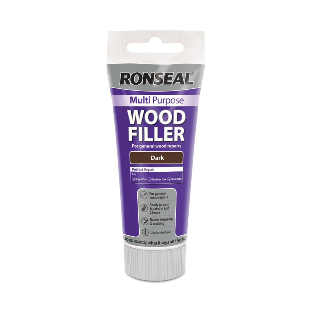 Ronseal Multi Purpose Wood Filler Dark 100g tub