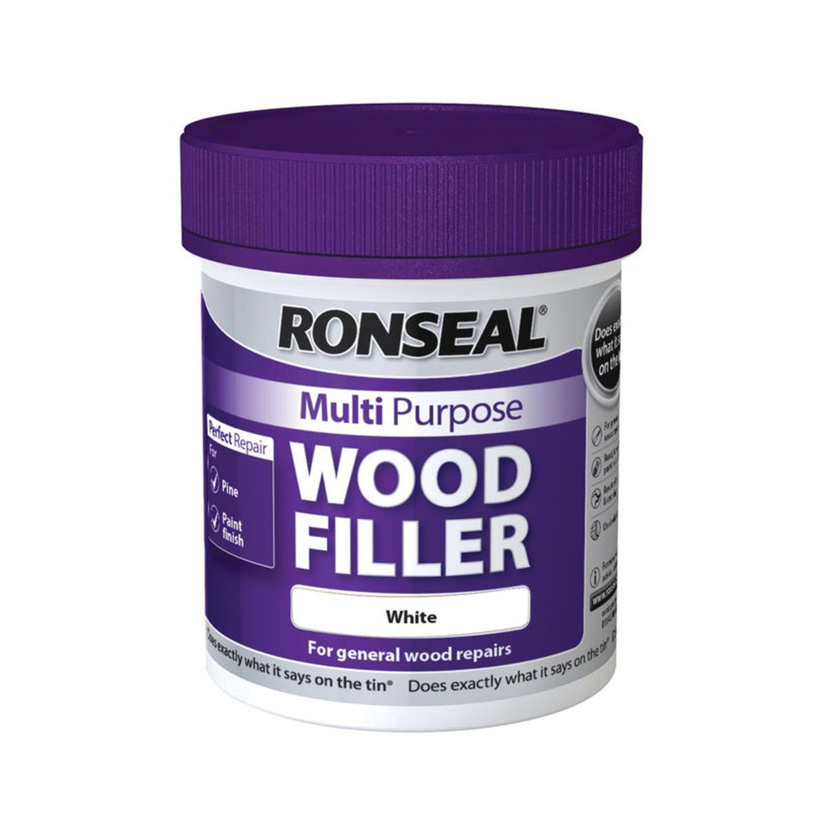 Ronseal Multi Purpose Wood Filler White 250g