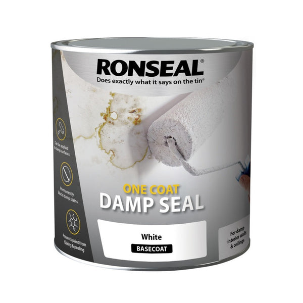 Ronseal One Coat Damp Seal White 2.5L