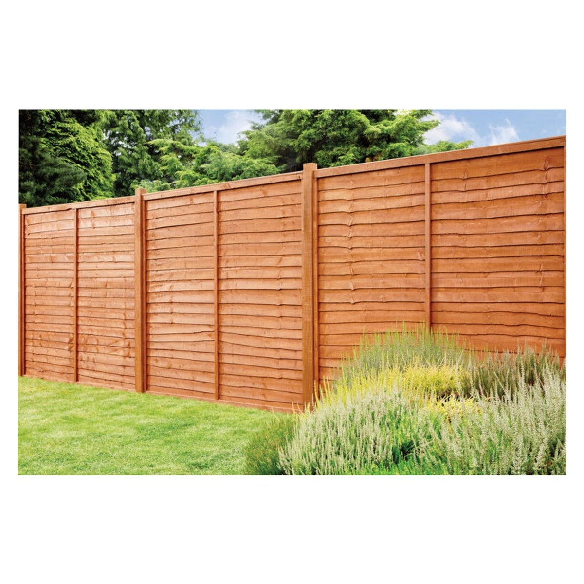 Ronseal One Coat Fence Life 9L tin in Medium Oak, view 2