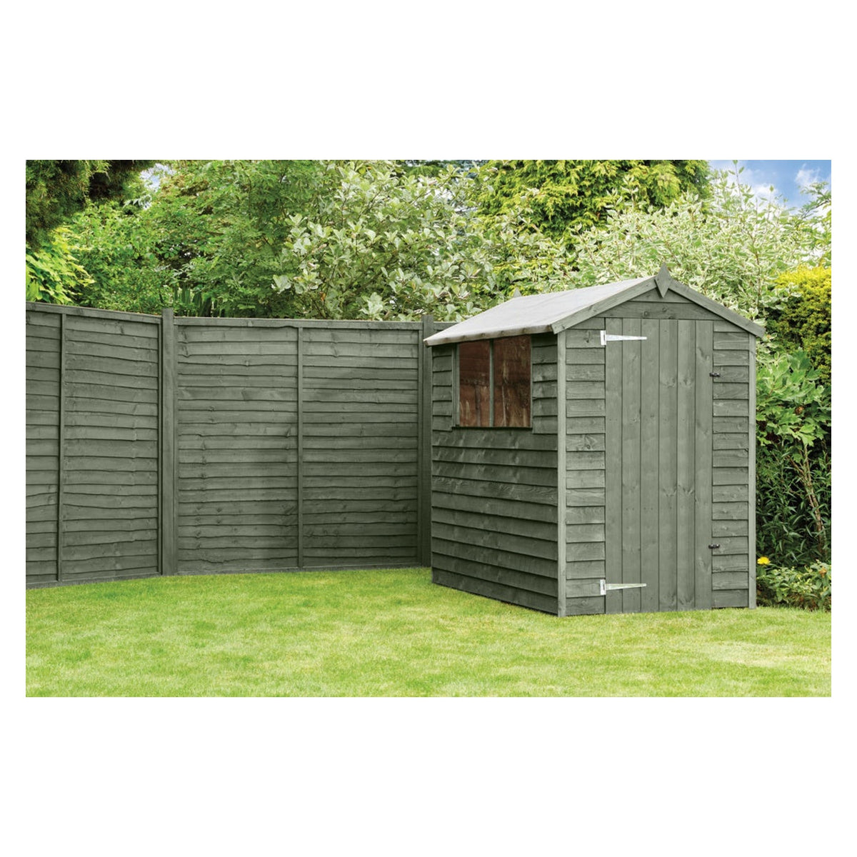 Ronseal One Coat Shed & Fence Protector 12L in Forest Green, view 4