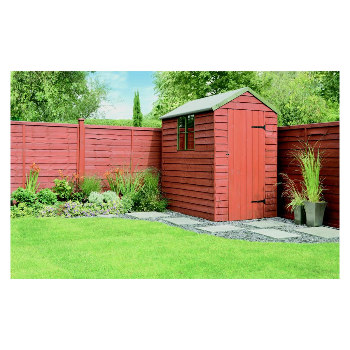 Ronseal One Coat Shed & Fence Protector 12L in Red Cedar, view 4