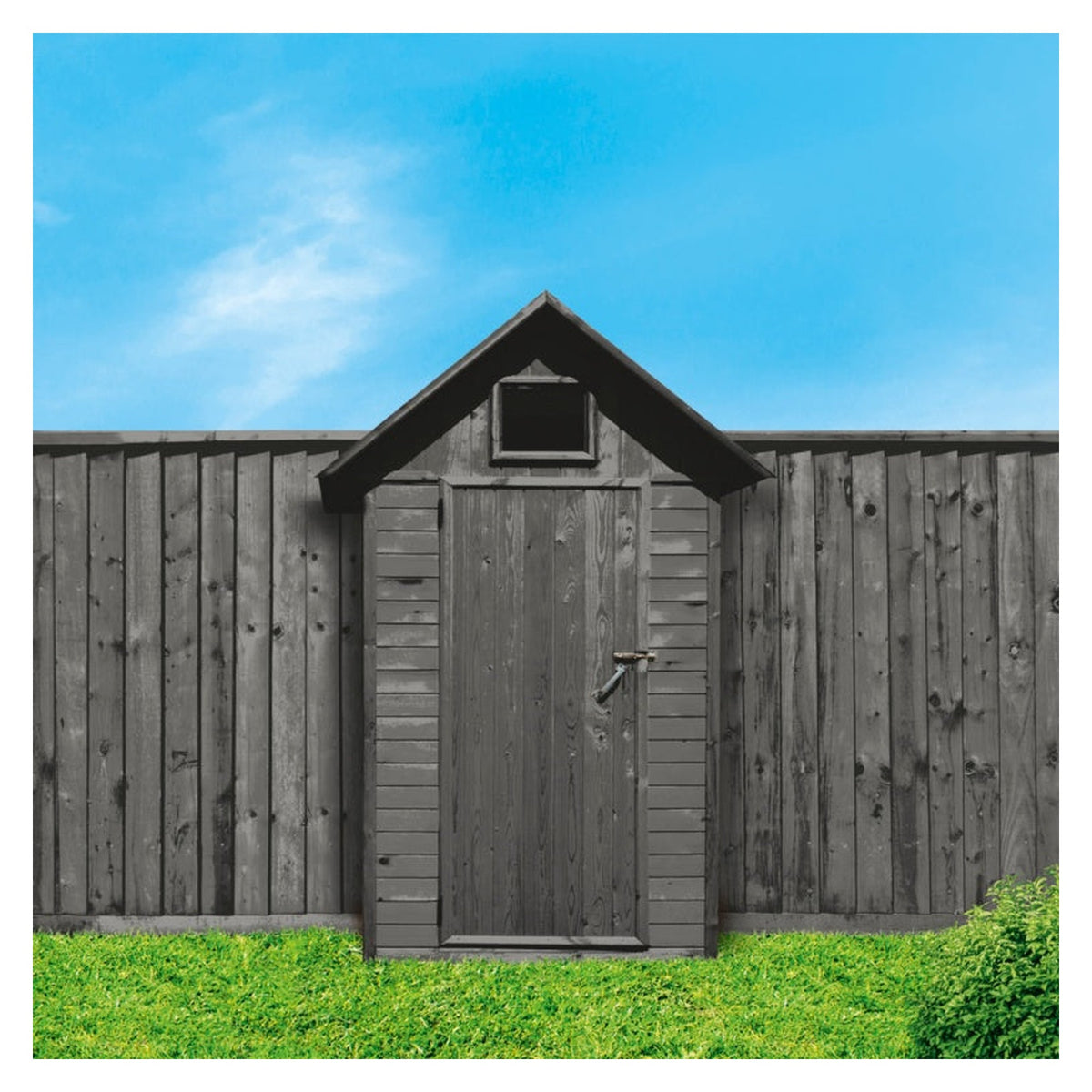 Ronseal One Coat Shed & Fence refill pouch 950ml in Charcoal Grey, view 2