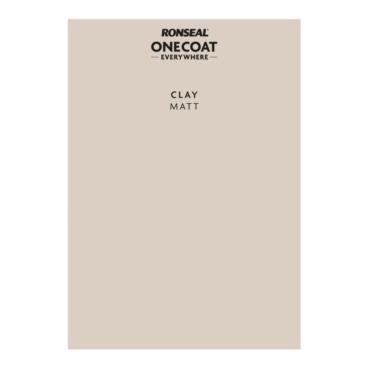 Ronseal Peel & Stick One Coat Everywhere sample in Clay Matt