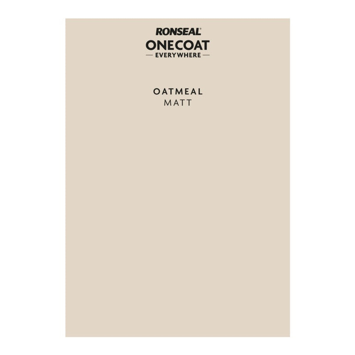 Ronseal Peel & Stick One Coat Everywhere sample in Oatmeal