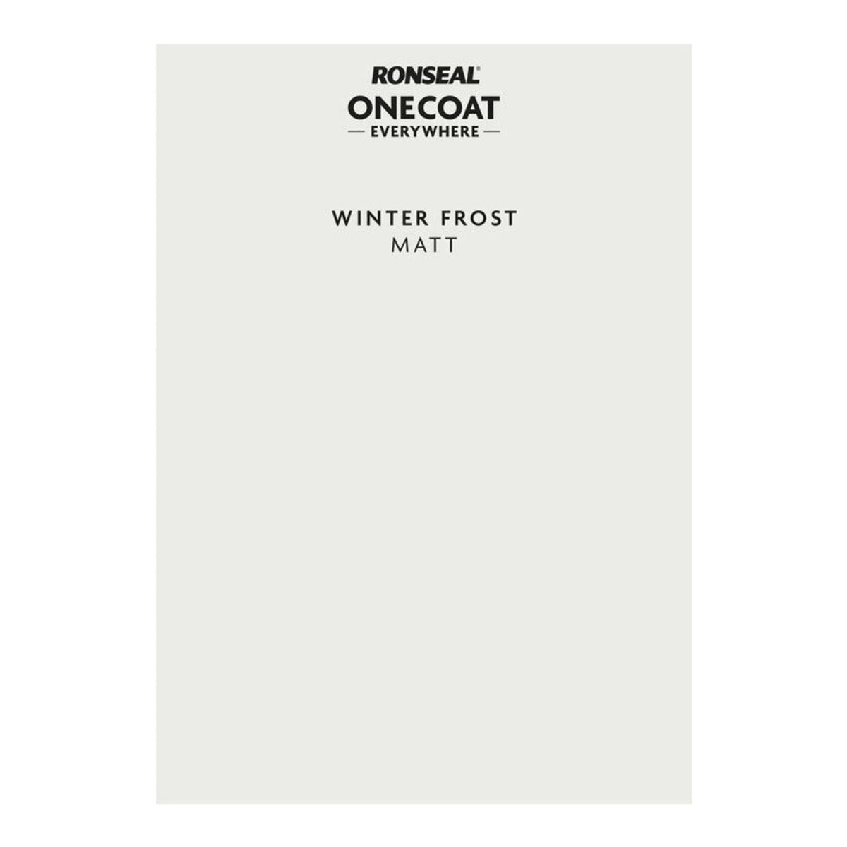 Ronseal Peel & Stick One Coat Everywhere sample in Winter Frost Matt