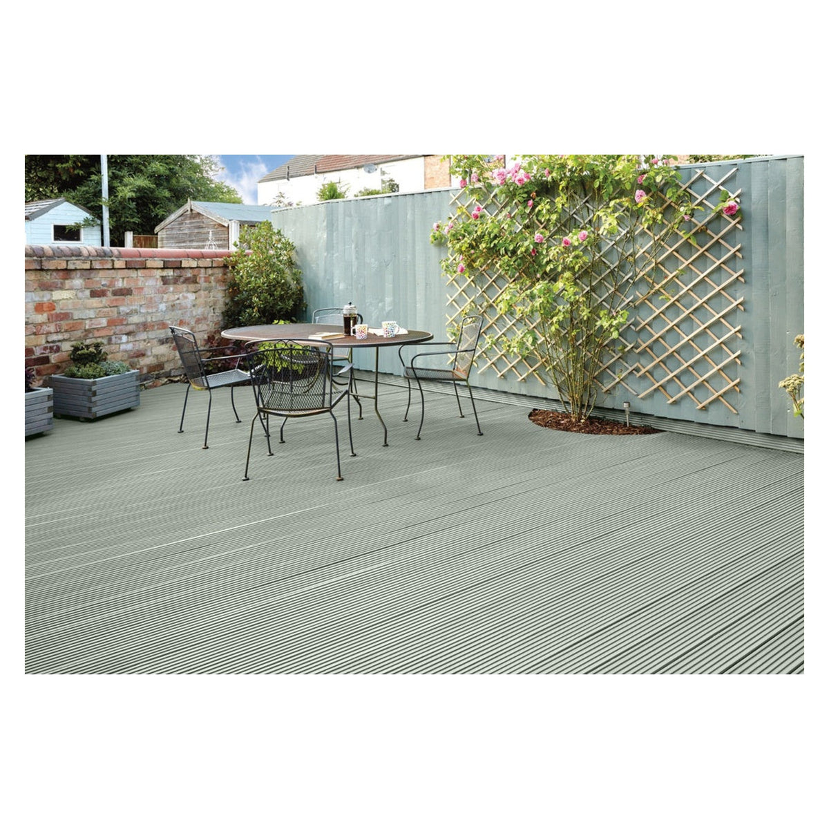 Ronseal Ultimate Protection Decking Paint Sage 5L tin, view 2