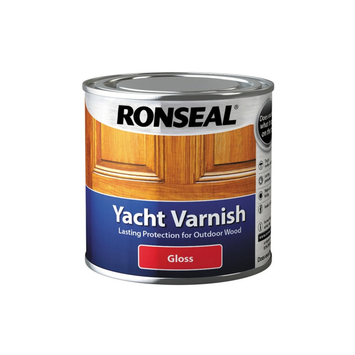 Ronseal Yacht Varnish gloss 250ml tin