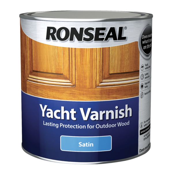 Ronseal Yacht Varnish Satin 2.5L tin