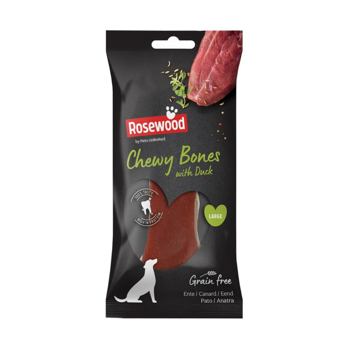 Rosewood large chewy bone with duck