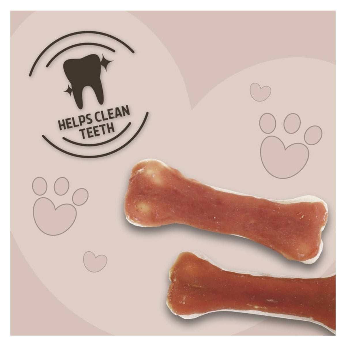 Rosewood Chewy Bones with Duck dog chews, medium, view 9