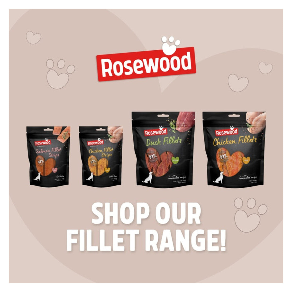 Rosewood chicken fillets dog treats, large, view 9