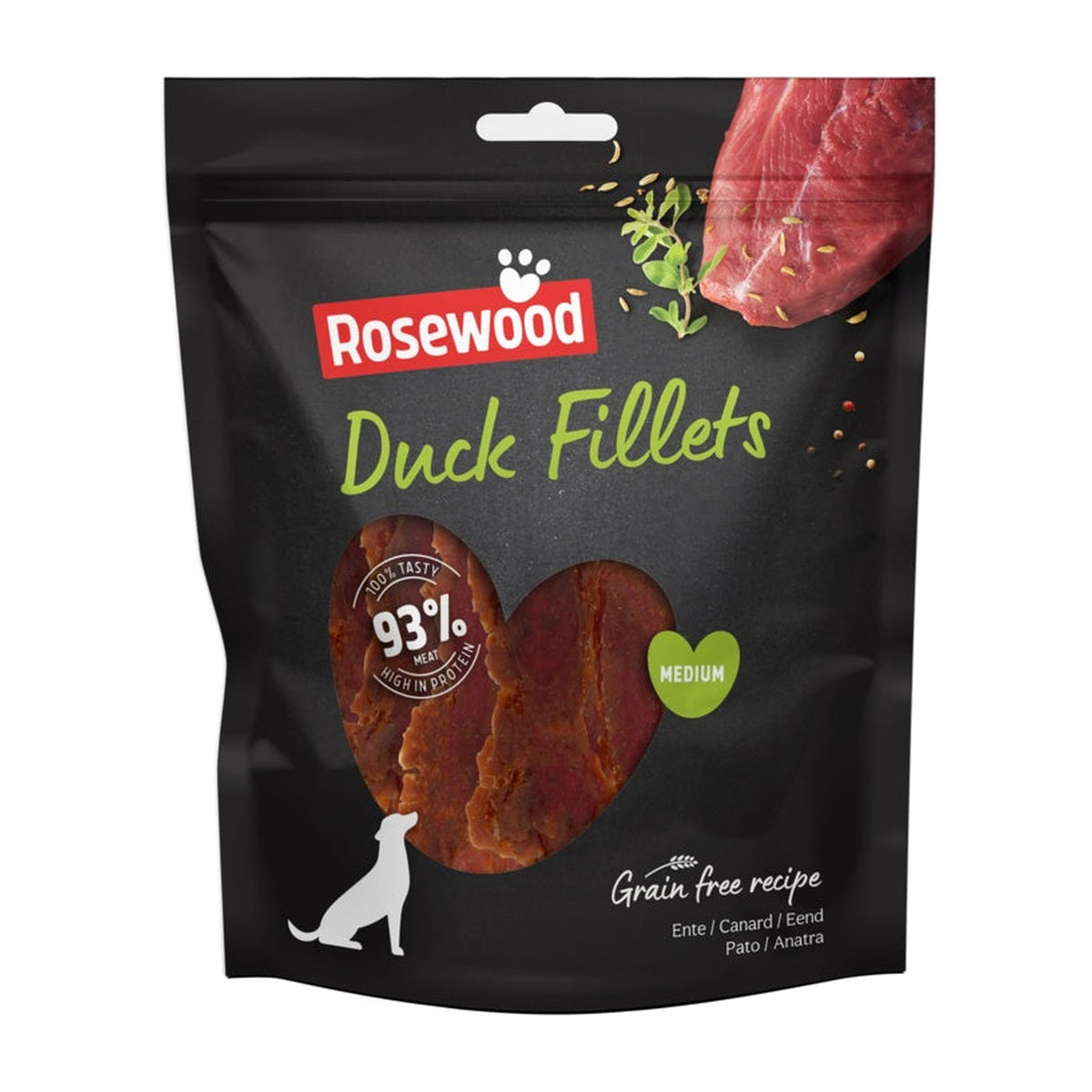 Rosewood duck fillets dog treats