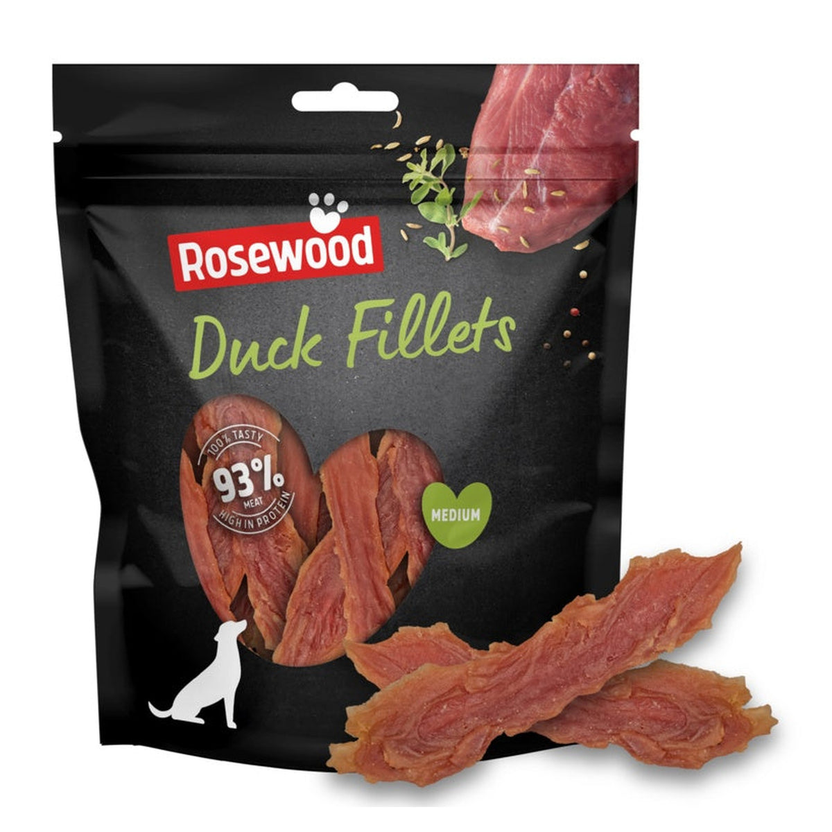 Rosewood duck fillets dog treats, view 10