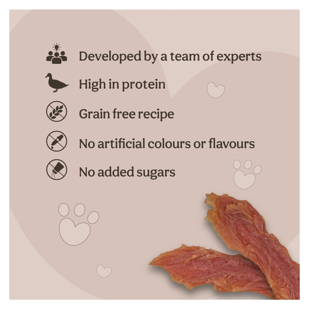 Rosewood duck fillets dog treats, view 6