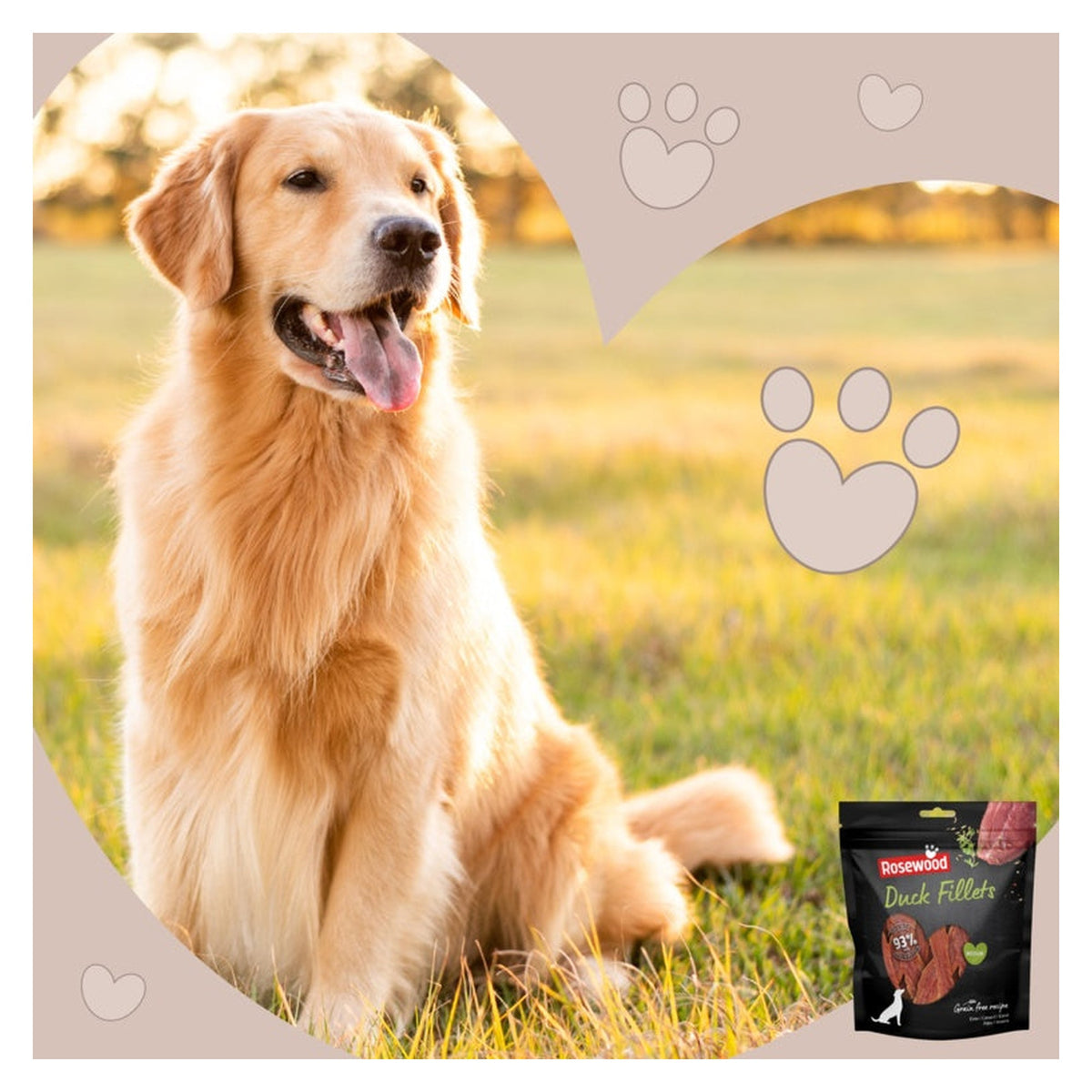 Rosewood duck fillets dog treats, view 8