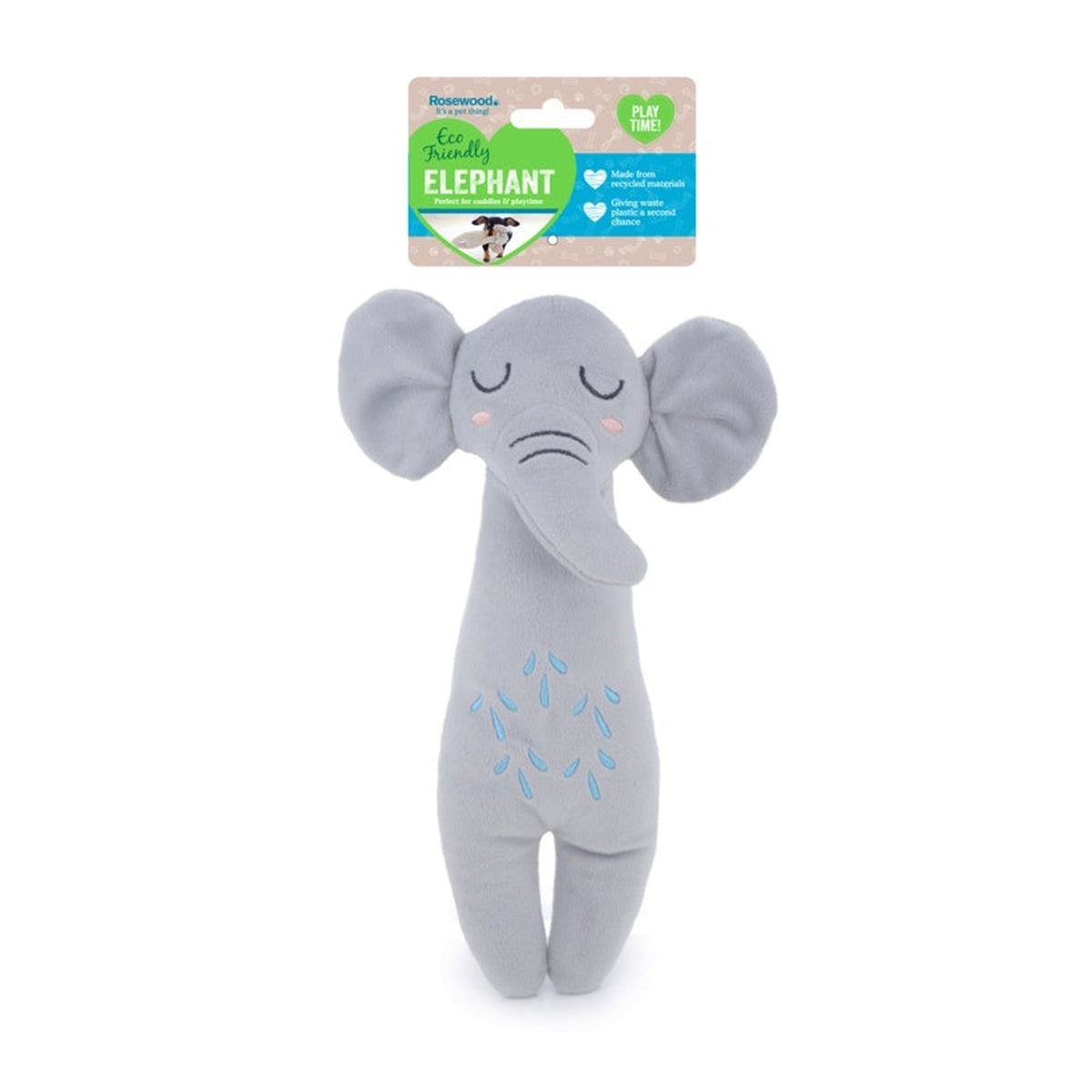 Rosewood Eco recycled elephant dog toy