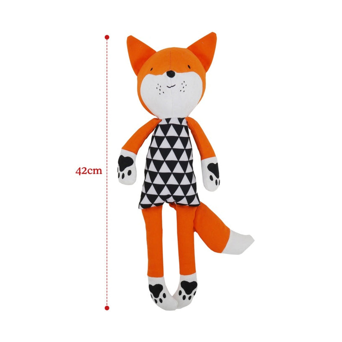 Rosewood Mr Fox dog toy, view 2