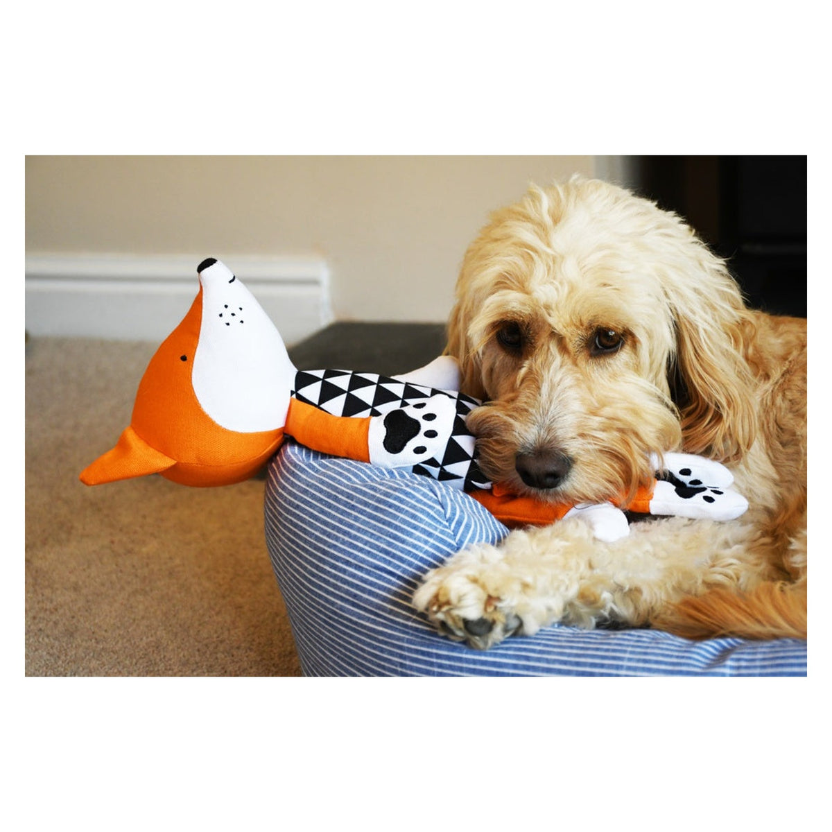 Rosewood Mr Fox dog toy, view 7