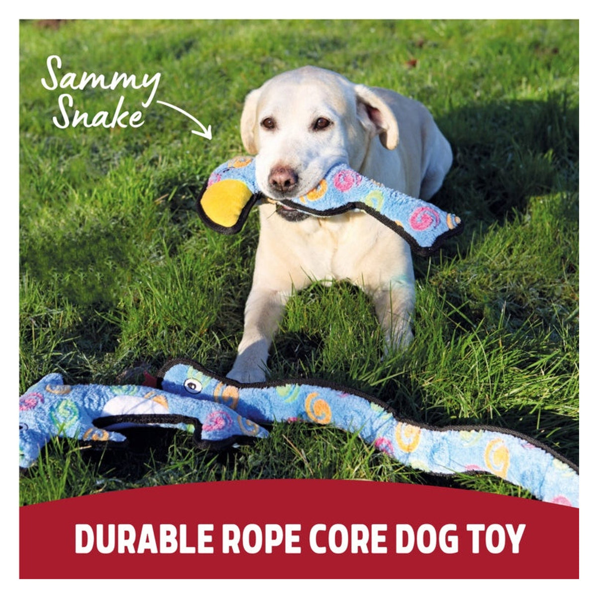 Rosewood Super Tough Snake dog toy, view 4