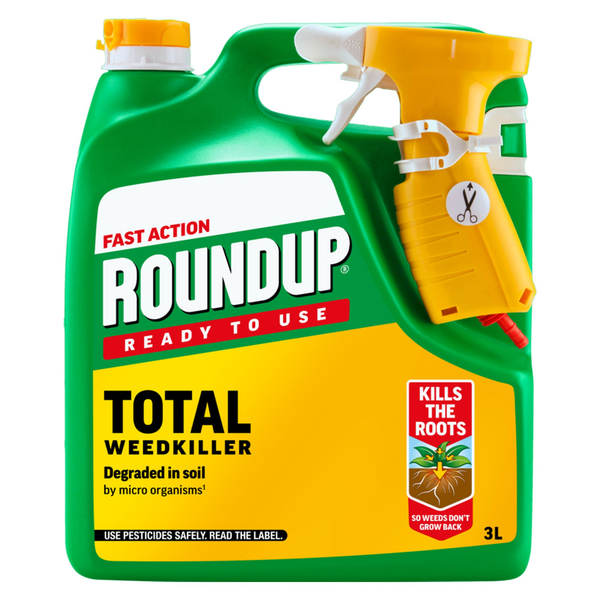 Roundup Fast Action ready to use weedkiller 3 litre