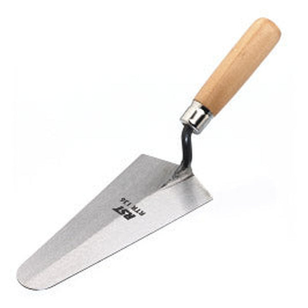 RST 7 inch gauging trowel with wooden handle