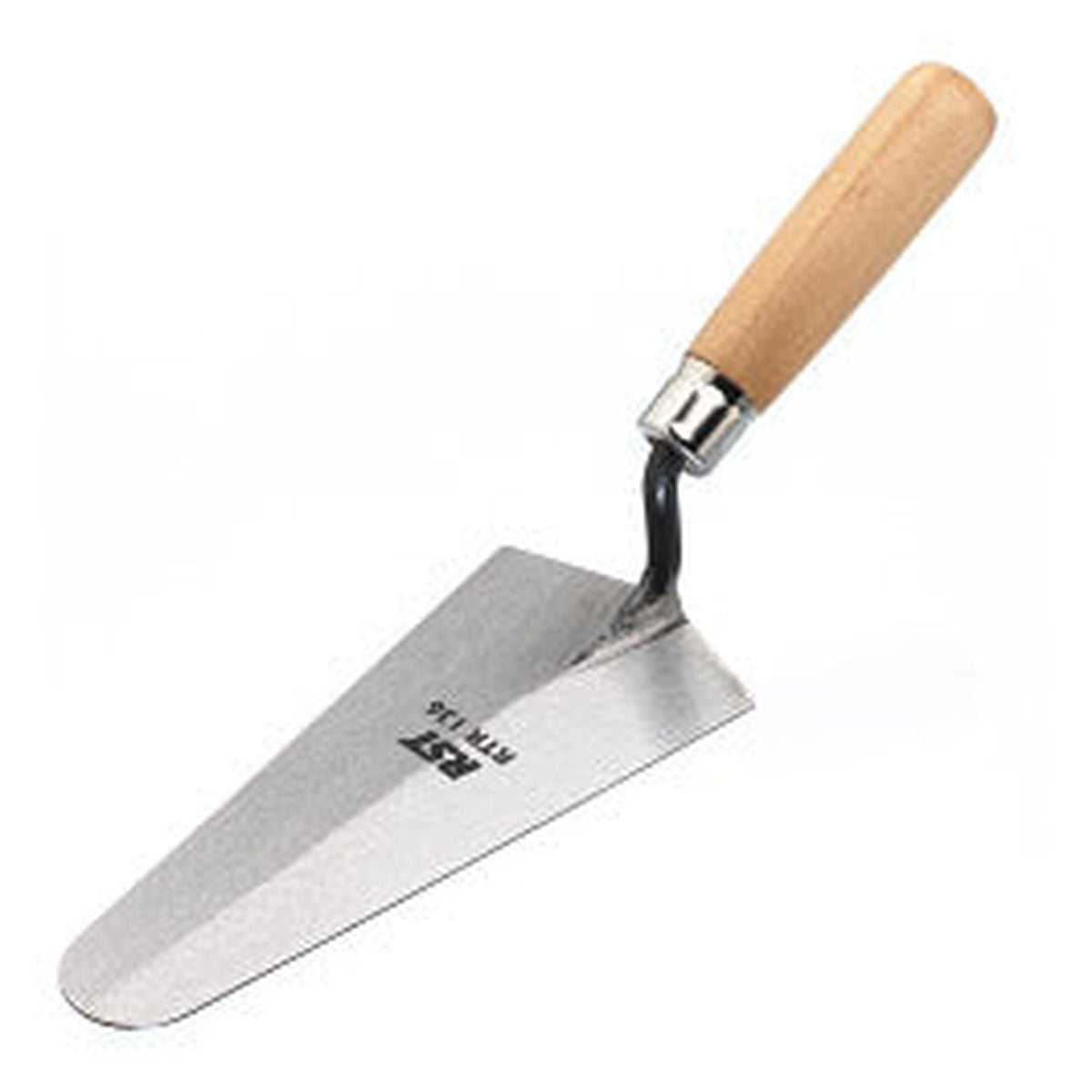 RST 7 inch gauging trowel with wooden handle