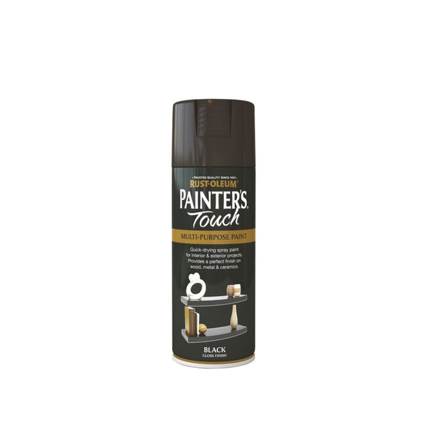 Rust-Oleum Painter's Touch aerosol 400ml in Black Gloss