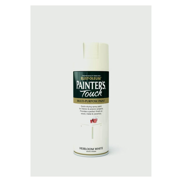 Rust-Oleum Painter's Touch 400ml aerosol in Heirloom White Satin