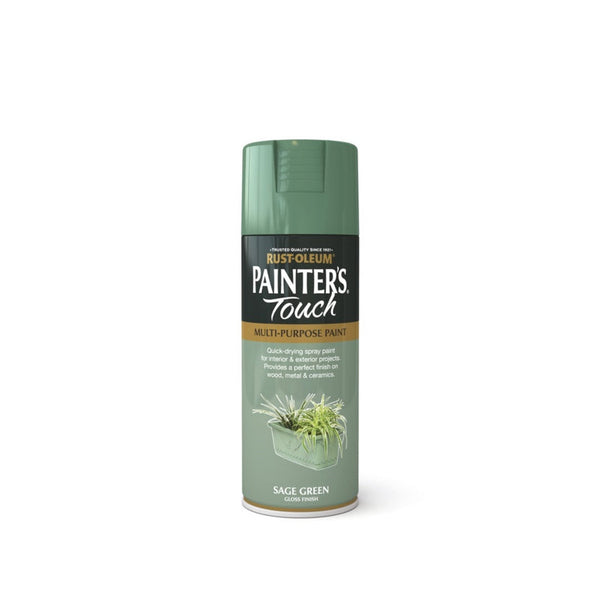 Rust-Oleum Painter's Touch 400ml aerosol in Sage Green Gloss