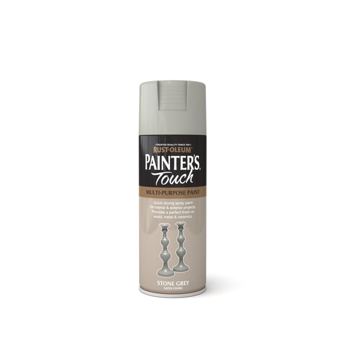 Rust-Oleum Painter's Touch 400ml aerosol in Stone Grey Satin