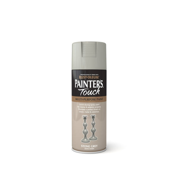 Rust-Oleum Painter's Touch 400ml aerosol in Stone Grey Satin