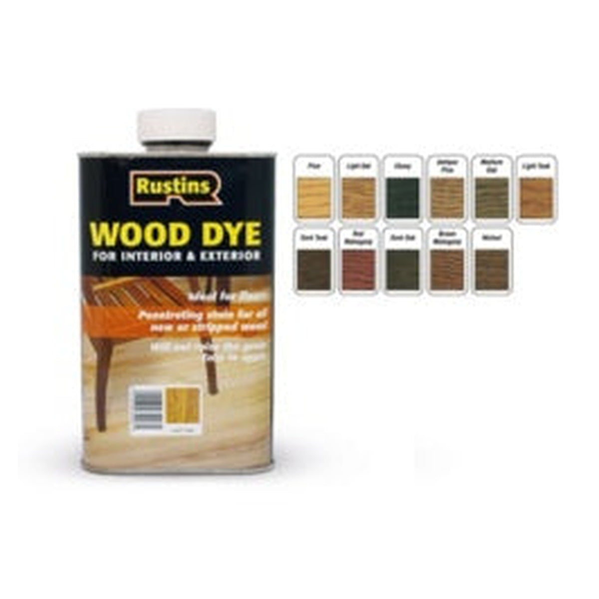 Rustins Wood Dye Red Mahogany 250ml